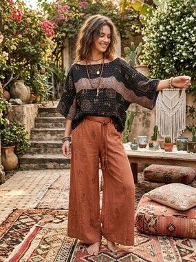 HANDMADE KANTHA T FITS XS-LG